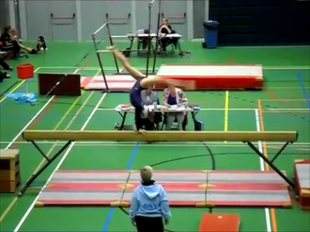 spagaathandstand (tijdens boogje AO)